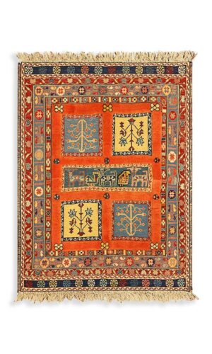 Hand Knotted Three Weave Persian Rug