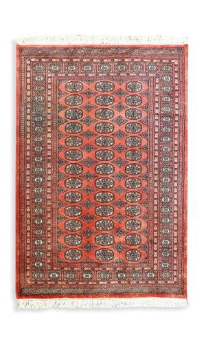 Hand-Knotted Pakistan Bokhara Rug