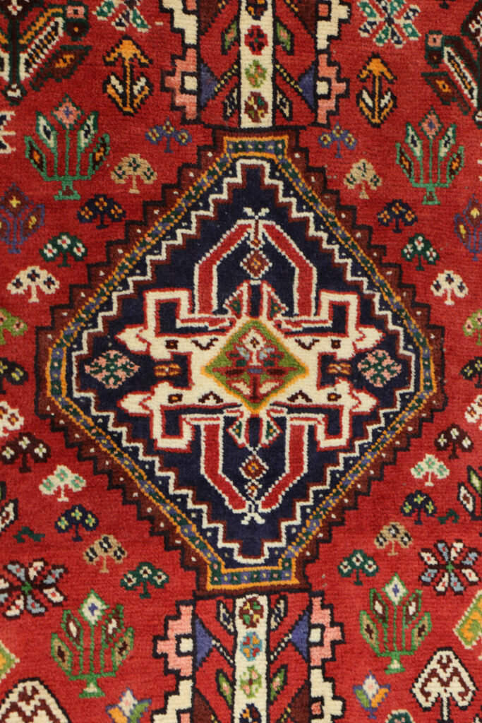 Centre Medallion Persian Shiraz Qashqai Rug Bijan Rugs