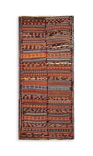 Handmade Persian Kelim-Soumak Rug