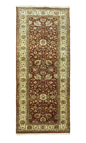 Hand-Knotted Herbal Washed Indian Zeigler Rug