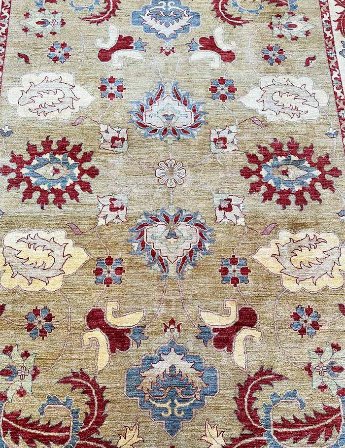 Hand Knotted Afghan Vegetable Chobi Rug Bijan Rugs