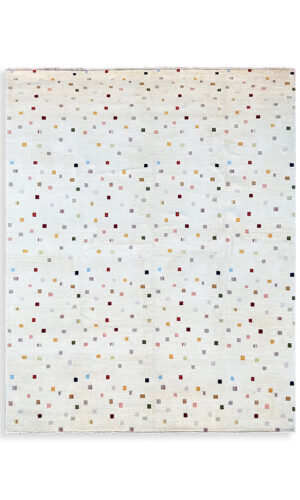 Hand Knotted Modern Wool Rug