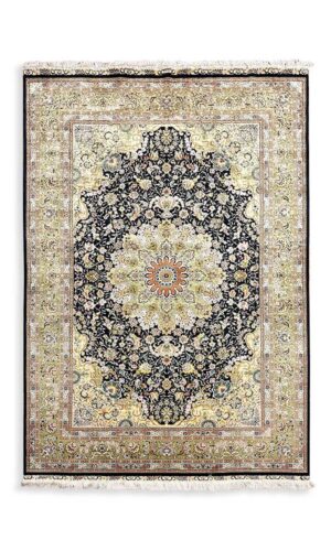 Hand Knotted Pure Silk on Silk Rug