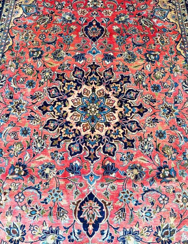 Hand Knotted Pure Wool Persian Najafabad Rug