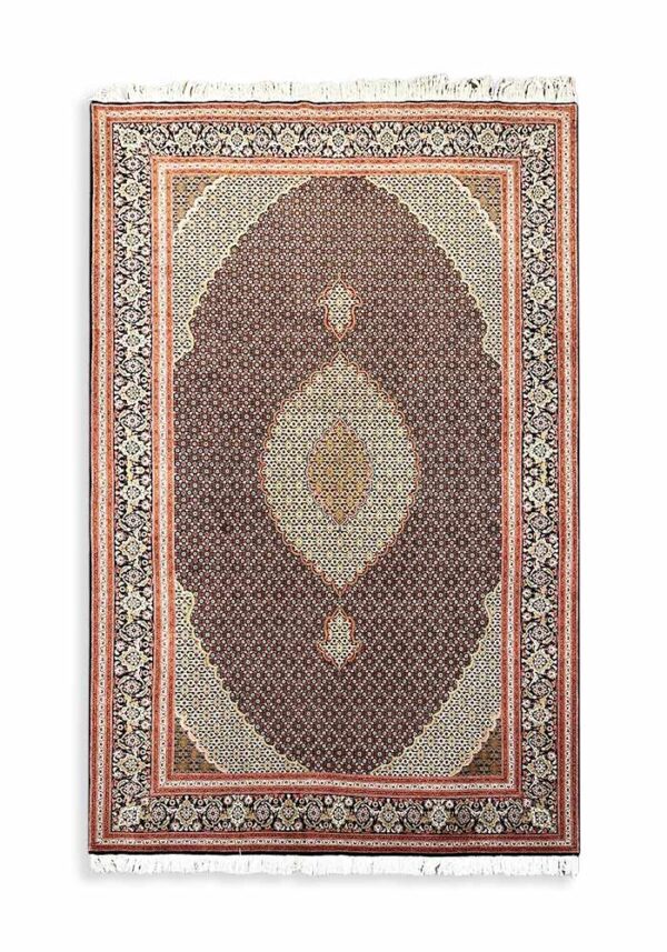 Hand knotted Persian Tabriz Rug