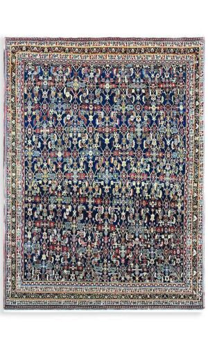 Rare Knotted Persian Kashkolie Rug