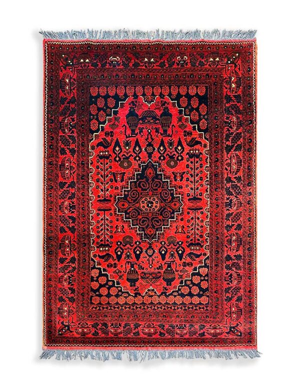 Hand Knotted Afghan Khal-m Rug
