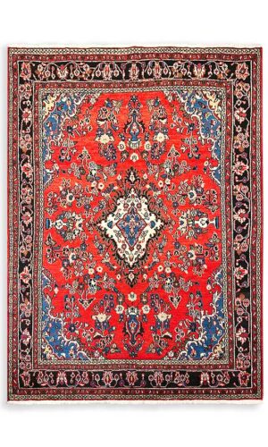 Hand Knotted Persian Hamadan Rug