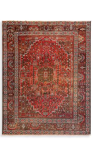Hand Knotted Semi Antique Persian Shiraz Rug