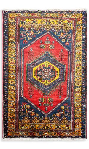 Hand Knotted Semi Antique Turkish Rug