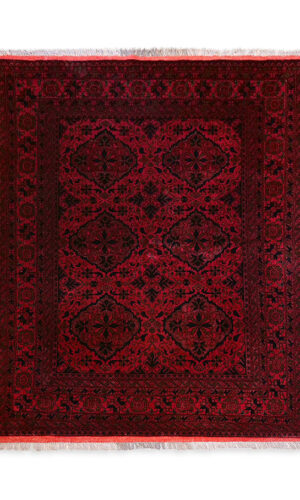 Hand Knotted Afghan Belgique Rug