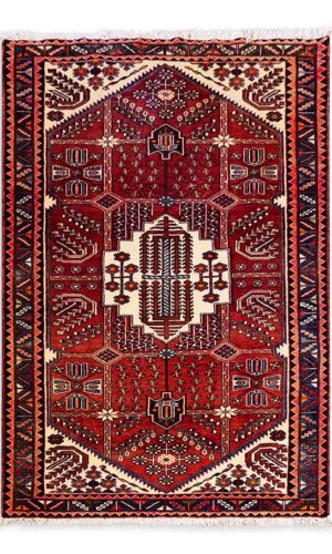 Hand Knotted Persian Hariz Rug
