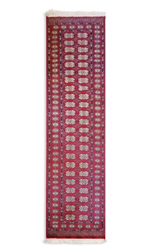 Hand Knotted Pakistan Bokhara Hall Runner Rug