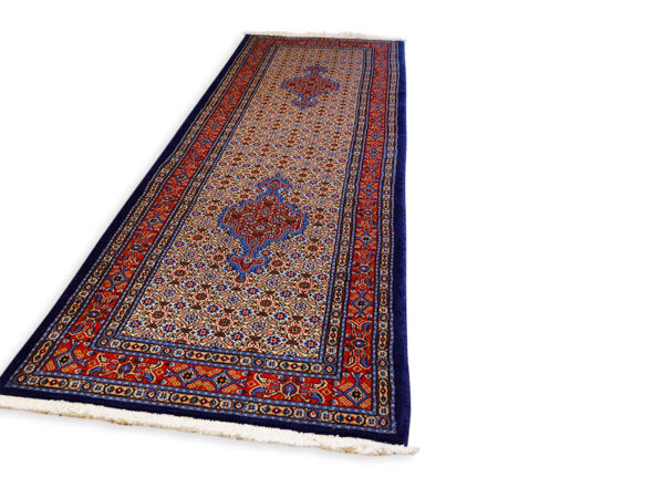 Hand Knotted Persian Moud Hall Runner Rug