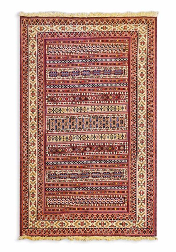 Hand Knotted Persian Suzani Rug