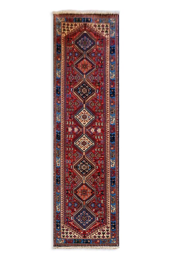 Hand Knotted Persian Yalameh Hall Runner Rug