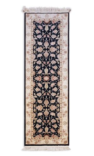 Persian Design Wool & Silk Hall Runner Rug