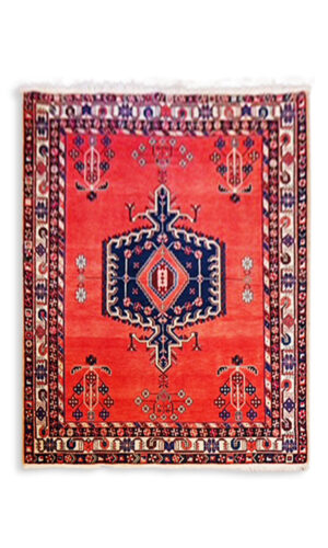 Hand Knotted Antique Persian Serajan Rug