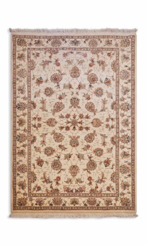 Hand Knotted Nz Wool & Silk Rug