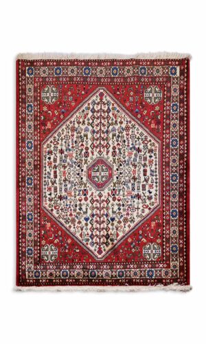 Hand Knotted Persian Abadeh Rug