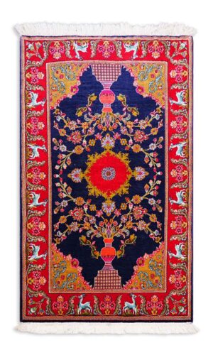 Hand Knotted Persian Kerman Rug