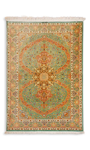 Hand Knotted Persian Super Fine Silk Rug