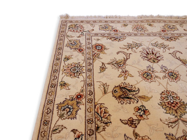 Hand Knotted Wool & Silk Design Rug