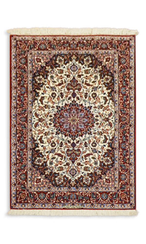 Hand Knotted Persian Isfahan Rug