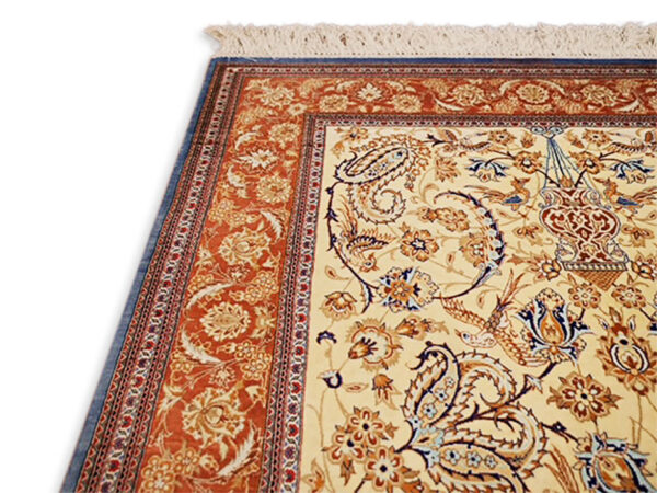 Hand Knotted Persian Super Fine Silk Rug