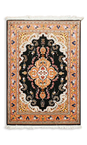 Hand Knotted Persian Tabriz Silk In Rug