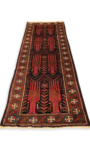 Hand Knotted Persian Kordi Rug